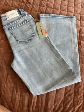 American Bazi Women's Light Blue Bootcut Jeans